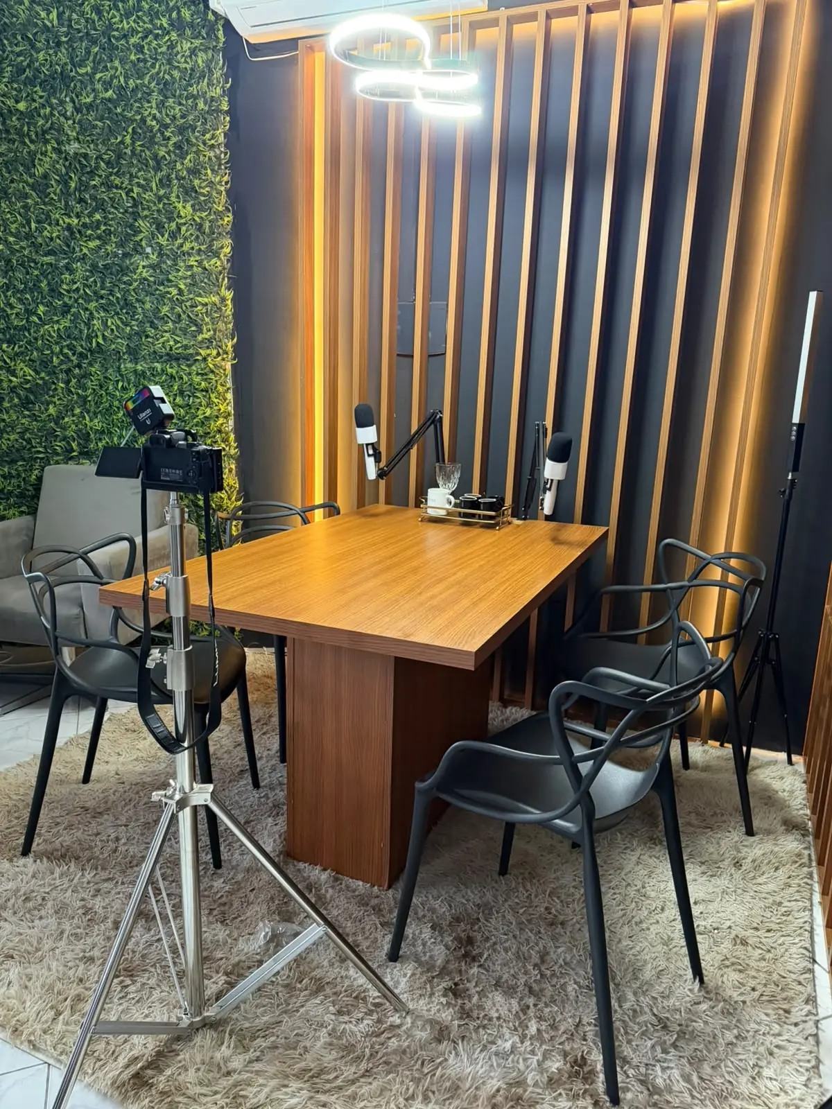 Estúdio de podcast para locação em Esteio RS